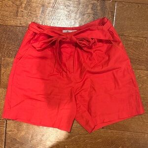Boden Red Tie-Waist Women’s Shorts